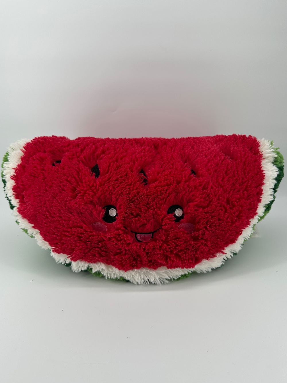 Squishable Watermelon Comfort food watermelon pillow 18 inch large Happy Face